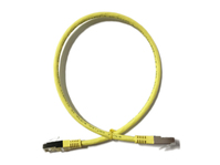 Equip Cat.6A Platinum S/FTP Patch Cable, Yellow, 0.5m, 250pcs/set
