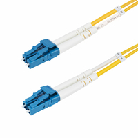StarTech.com Cable de Fibra Óptica Dúplex LC a LC (UPC) OS2 Monomodo de 6m - 9/125µm - 10G - Resistente a Dobleces - Low Insertion Loss - Cable LSZH - Cable de Parcheo de Fibra