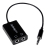 StarTech.com Câble Adaptateur Casque Slim, Noir - Doubleur Audio Jack - 3.5mm (M) vers 2x 3.5mm (F)