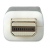 Techly 2m DisplayPort 1.2 Mini DisplayPort Weiß
