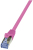 LogiLink Cat6a S/FTP, 1.5m networking cable Pink S/FTP (S-STP)