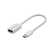 Microconnect USB3.1CAF02W cable USB 0,2 m USB 3.2 Gen 1 (3.1 Gen 1) USB C USB A Blanco