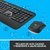 Logitech Advanced MK540 teclado Ratón incluido USB QWERTY Español Negro, Blanco