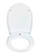 WENKO Tucan Harter Toilettensitz Thermoplast Mehrfarbig, Weiß