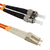 Qoltec 54072 fibre optic cable 2 m LC ST OM2 Orange