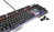 Trust GXT 877 Scarr keyboard USB German Black, Metallic