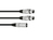 Omnitronic 30225207 audio kábel 0,5 M XLR (3-pin) 2 x XLR (3-pin) Fekete