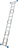 Krause Stabilo Sectional ladder Aluminium