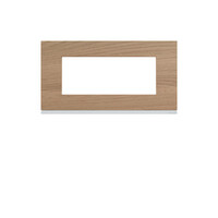 Plaque gallery 5 modules entraxe 71mm matiere oak wood (WXP4705)