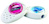 Temperówka KEYROAD Cappy, plastikowa, pojedyńcza, z gumką, pakowane na displayu, mix kolorów