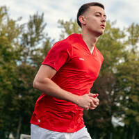 Adult Football Shirt Red - Essential - XL