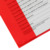 Oxford Hefthüllen für DIN A5, PP, TRANSPARENT, rot