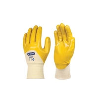 SKY24 Skytec Neon 3/4 Dipped Yellow Nitrile Glove - Size XL/10