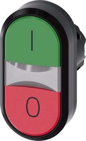 Doppeldrucktaster grün: I, rot: O 3SU1001-3AB42-0AK0