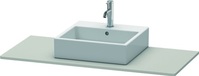 DURAVIT XS060D00707 Konsole XSQUARE m Auschnitt 16x800x550mm betongrau matt 16 x