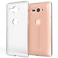 NALIA Case compatible with Sony Xperia XZ2 Compact, Transparent Back-Cover Ultra-Thin Protective Silicone Soft Skin, Shockproof Crystal Clear Bumper Flexible Slim-Fit Protector ...