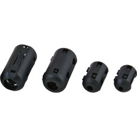 Ferrit-Ringkern 9,5mm, schwarz Bauform: rund, Good Connections®