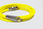 Anschlusskabel DisplayPort 1.2 4K2K / UHD, 24K vergoldete Kontakte, OFC, Nylongeflecht gelb, 0,5m,