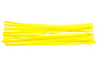 Varillas de chenilles unicolor amarillo 50 cm x 0,6 mm blister de 15 unidades