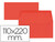 Sobre Liderpapel Americano Rojo 110X220 mm 80 Gr Pack de 9 Unidades