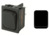 Wippschalter, schwarz, 2-polig, (Ein)-Aus-(Ein), Umschalter, 6 (4) A/250 VAC, IP