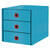 Leitz COSY Click&Store 3-fiókos irattároló, nyugodt kék