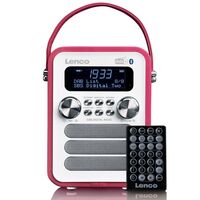 Pdr-051Pkwh Portable Pink, White