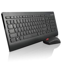 Keyboard (SLOVAK) 03X8229, Standard, Wireless, RF Wireless, Black, Mouse included Tastaturen