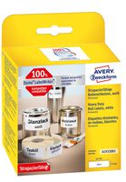 Self-Adhesive Label Rounded Rectangle Permanent White 450 Egyéb