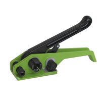 Tensioning tool for reinforced PET strapping