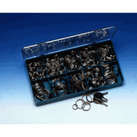 Metall-Schlüsselringe silber 16mm