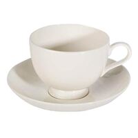 Royal Bone Ascot Coupe Saucer in Cream Made of Bone China 100mm 100(�)mm/ 4"