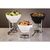 APS Balance Bowl in Black Made of Melamine with Non Slip Rubber Feet - 300x195mm