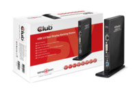 Club 3D SenseVision Dock Station - USB3.0 Dual Display Docking Station *schwarz*