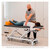 Therapieliege Massagebank Massageliege Praxisliege Smart ST4 mit Radhebesystem, Cyclam