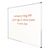 Shield® deluxe coloured frame magnetic whiteboards, 1200 x 1500mm, white