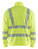 High Vis Sweatshirt 3564 Half-zip gelb - Rückseite