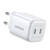 UGREEN Nexode 45W mains charger, 2x USB-C, PD3.0, QC4.0, GaN (white)