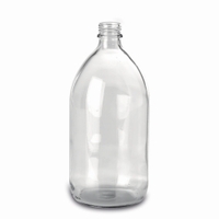 1000ml Bottiglie a bocca stretta vetro soda-lime trasparenti