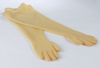 Handschoenen voor handschoendozen natuurrubber maat 7
