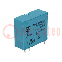 Relè: elettromagnetico; SPDT; Ubobina: 12VDC; 5A; 5A/250VAC; Card E