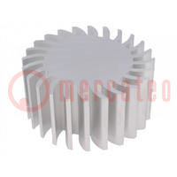 Heatsink; LED; Ø: 105mm; H: 50mm