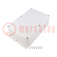 Enclosure: multipurpose; X: 146mm; Y: 222mm; Z: 75mm; polycarbonate