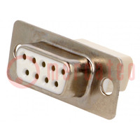 D-Sub; PIN: 9; plug; female; for cable; Type: w/o contacts; 3A; 250V