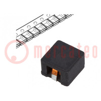 Inductor: wire; SMD; 4.9uH; Ioper: 6.5A; 15.1mΩ; ±20%; Isat: 6.5A