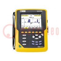 Meter: power quality analyser; colour,LCD TFT; Interface: USB