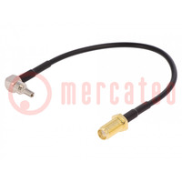 Kabel-adapter; -40÷85°C; 150mm; CRC9,SMA