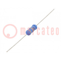 Resistor: metal oxide; 6.8Ω; 2W; ±5%; Ø5x12mm; -55÷155°C