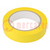 Tape: electrical insulating; W: 25mm; L: 66m; Thk: 60um; yellow; 80%