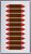 Rohrmarkierpfeile - Rot/Braun, 16 x 75 mm, Folie, Selbstklebend
